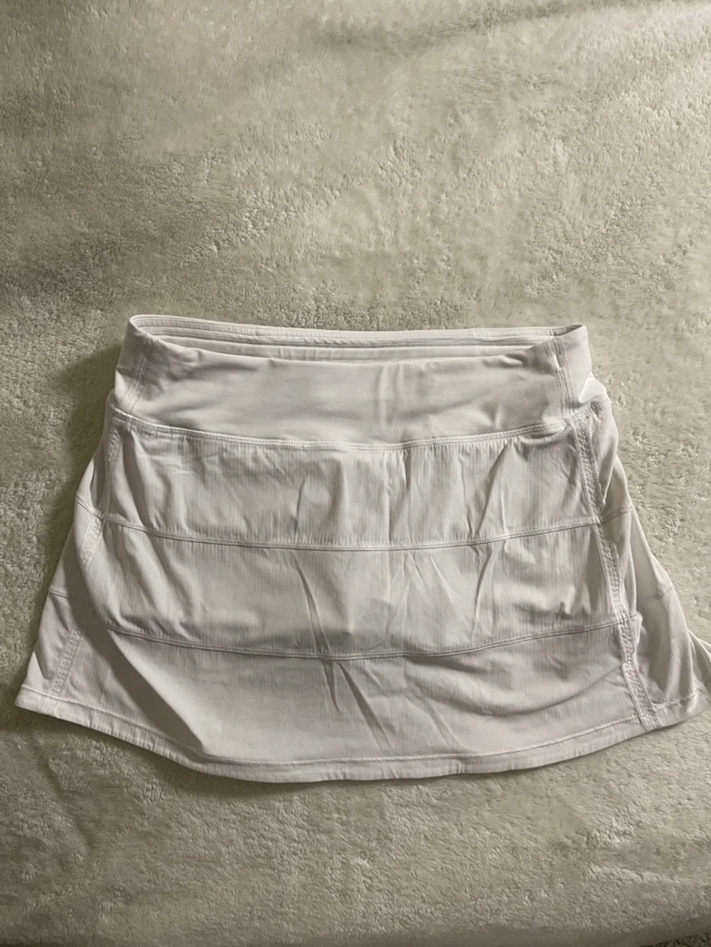 lululemon athletica White Pace Rival Athletic Skirt